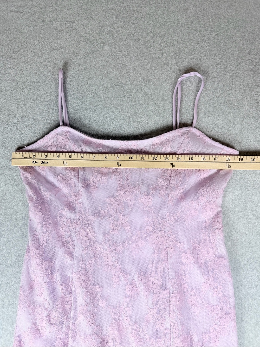 Lovers + Friends NWT Lilac Lace Feather-Trim Slip Dress Size XL - Picture 13 of 16